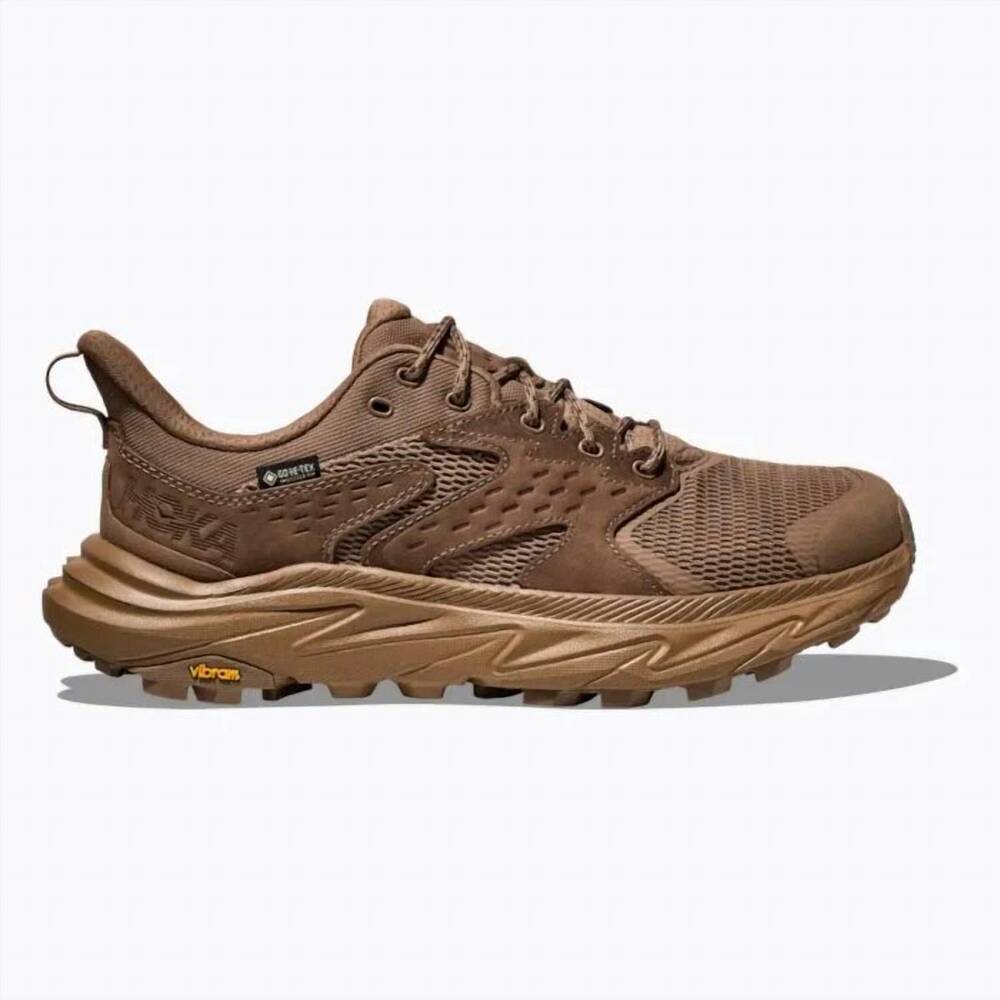 NEW HOKA men's anacapa 2 low gtx sneakers in rye/bark